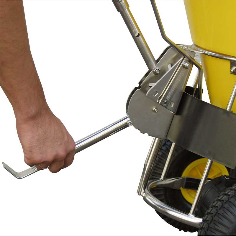 CEMO Streuwagen SW 50-E, mit Edelstahlrahmen – Bild 5