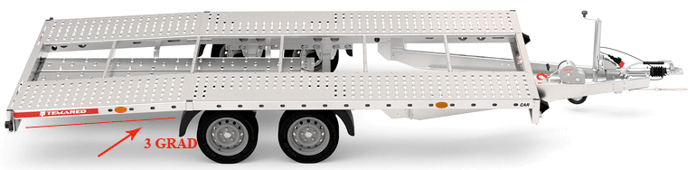 Temared CAR DECK PLUS 4521/2 S 3T niedriger Auffahrwinkel – Bild 9