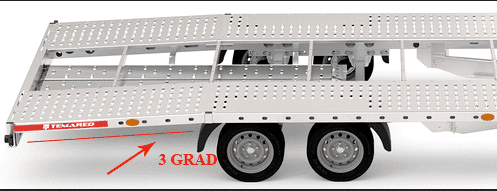 Temared CAR DECK PLUS 4521/2 S 3T niedriger Auffahrwinkel – Bild 3