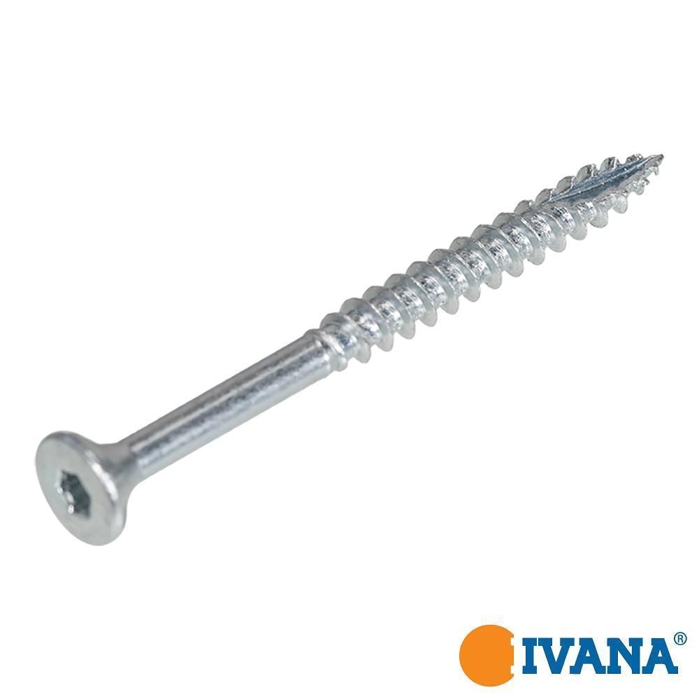 Ivana Schrauben verzinkt TORX TX-25 Senkkopf 6 x 90 mm 100 Stück