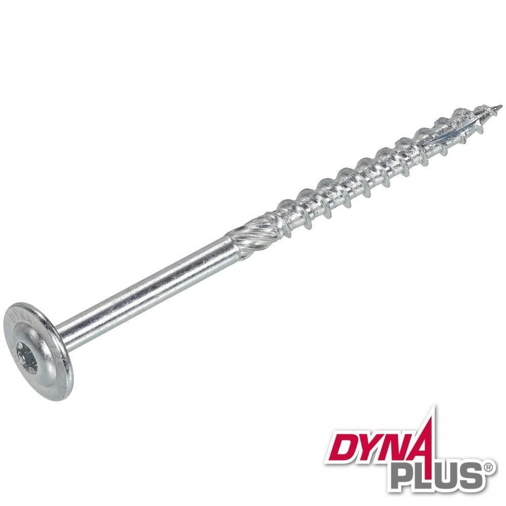 Dynaplus Konstruktionsschraube verzinkt TORX TX-30 Senkkopf 6 x 80/42 mm 50 Stück – Bild 2