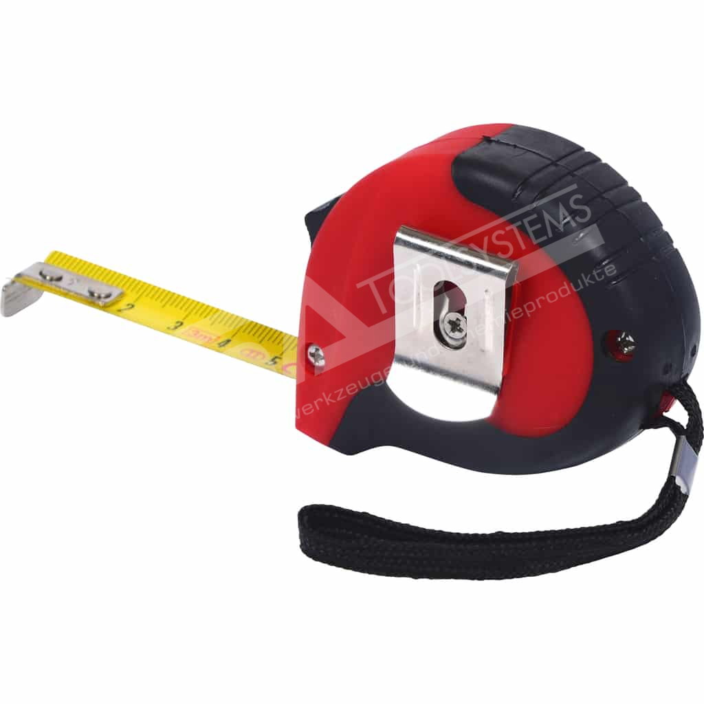 Bandmaß mit Feststeller,schwarz-rot, 3m – Bild 3