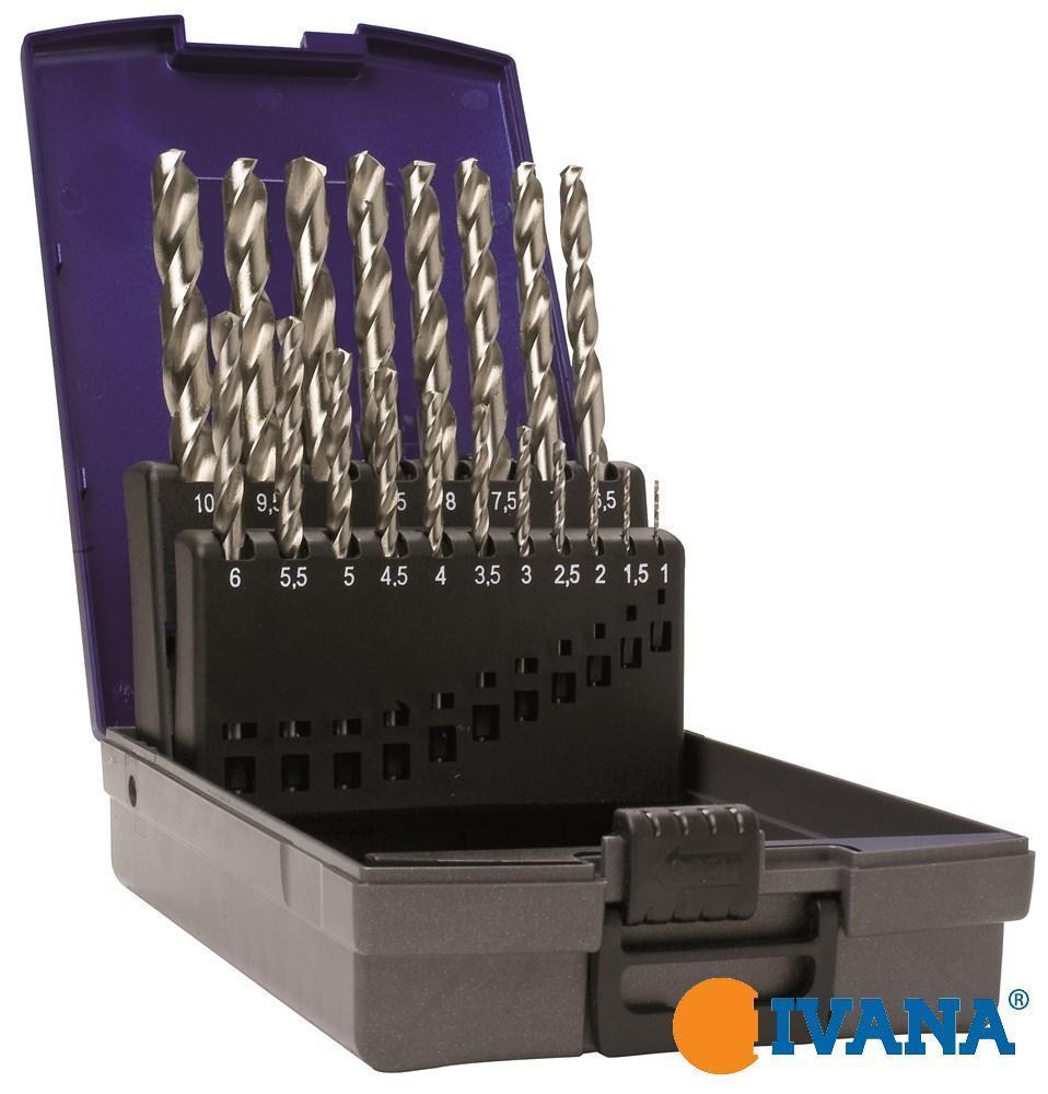 Ivana 19 teilig Metallbohren Sortiment silverline Durchmesser 1 – 13 mm – Bild 2