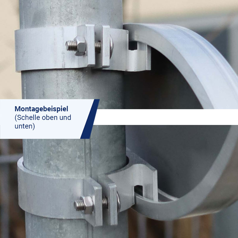 Alform-Klemmschelle LS Ø 60 und 76 mm, ein- oder doppelseitig – Bild 4