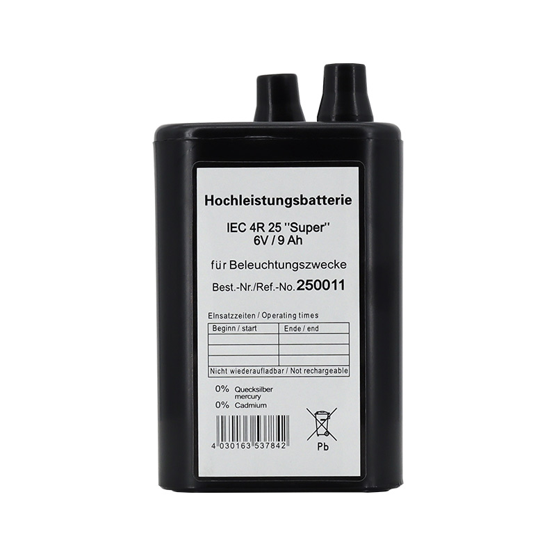Blockbatterie 6V 9Ah 4R25 – Bild 2