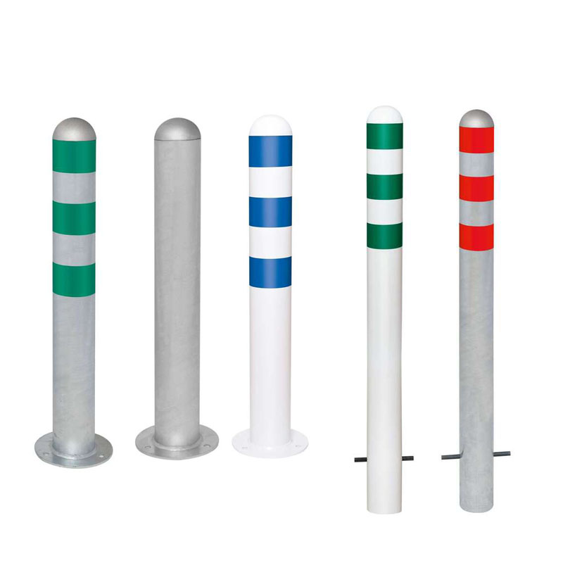 City-Schutzpoller für Ladesäulen zum Aufdübeln oder Einbetonieren, große Farbauswahl