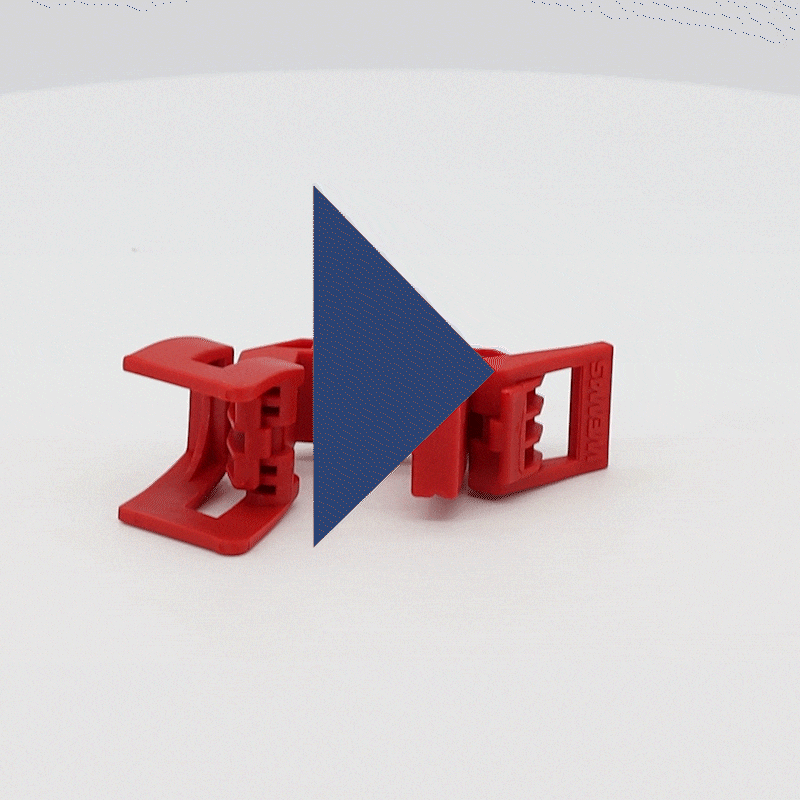 Duplex-Klemmschelle D aus Kunststoff für Alformschilder – Bild 6