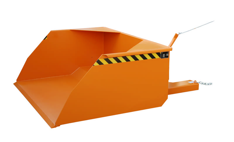 Schaufel Typ BSE 100, 1m3, mechanisch, Kippen per Seilzug, mit Abrutschsicherung, versch. Farben – Bild 2