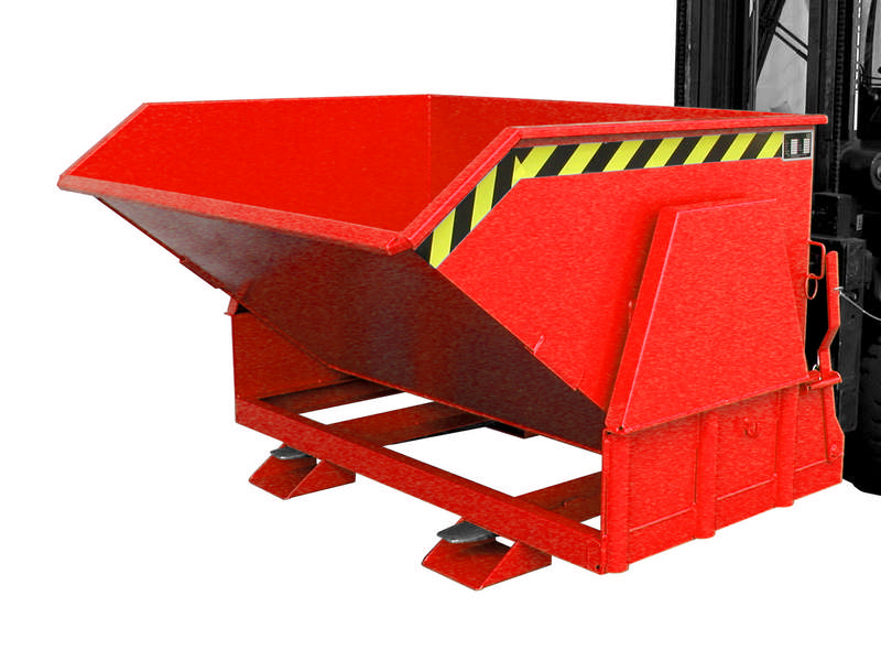 Kippbehälter Typ BK, Kippen per Seilzug, Fassungsvermögen 1,2m³ – Bild 3