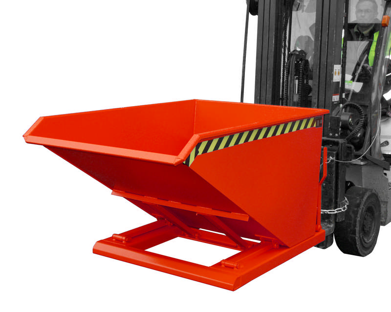 Kippbehälter Typ NK 100, geringe Bauhöhe, Fassungsvermögen 1m³ – Bild 3