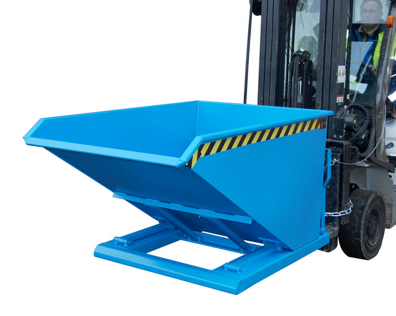 Kippbehälter Typ NK 100, geringe Bauhöhe, Fassungsvermögen 1m³ – Bild 4