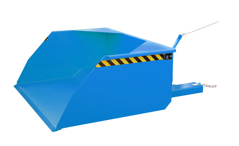 Schaufel Typ BSE 100, 1m3, mechanisch, Kippen per Seilzug, mit Abrutschsicherung, versch. Farben – Bild 4