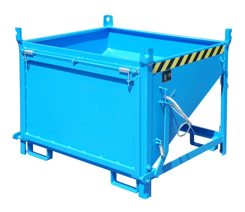 Silobehälter Typ SGK 50, stirnseitige Entleerung über Zugseil, 0,5m3 Fassungsvermögen – Bild 4