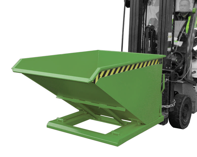 Kippbehälter Typ NK 100, geringe Bauhöhe, Fassungsvermögen 1m³ – Bild 5