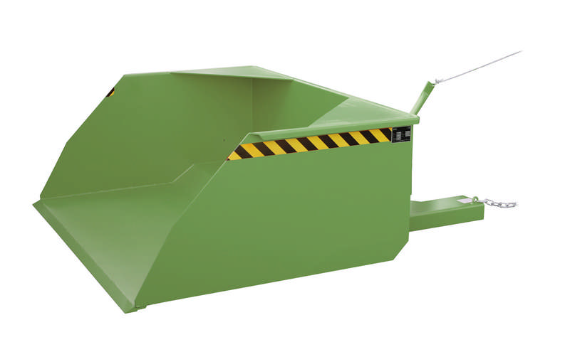 Schaufel Typ BSE 100, 1m3, mechanisch, Kippen per Seilzug, mit Abrutschsicherung, versch. Farben – Bild 5