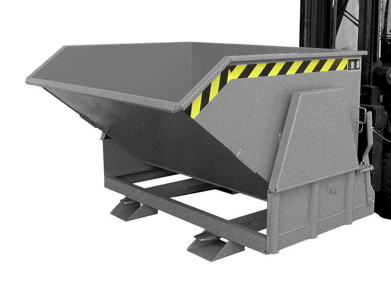 Kippbehälter Typ BK, Kippen per Seilzug, Fassungsvermögen 1,2m³ – Bild 6