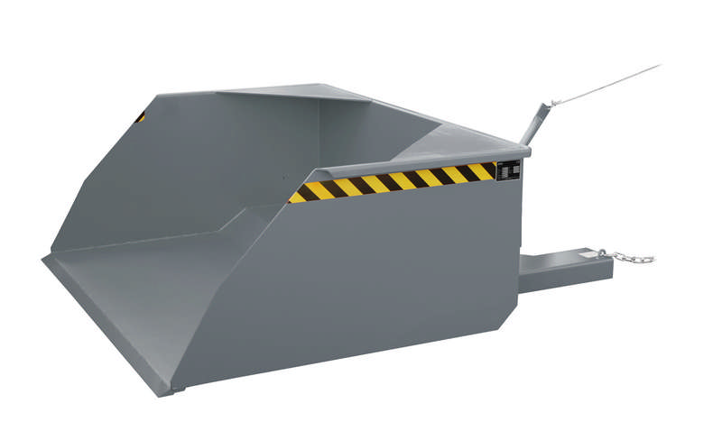 Schaufel Typ BSE 100, 1m3, mechanisch, Kippen per Seilzug, mit Abrutschsicherung, versch. Farben – Bild 6