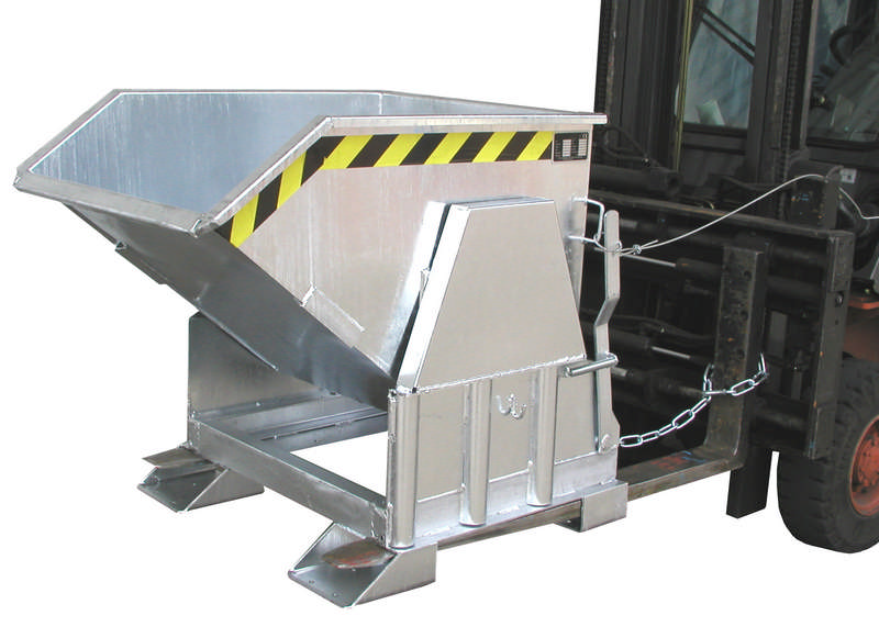 Kippbehälter Typ BK, , Kippen per Seilzug, Fassungsvermögen 0,3m³ – Bild 7