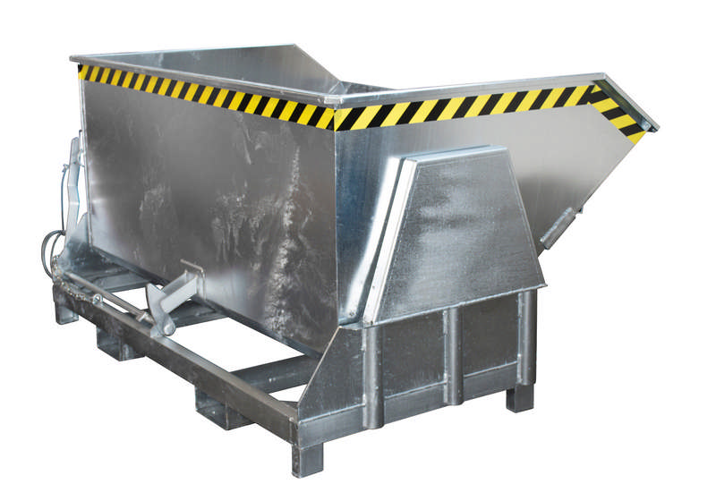 Kippbehälter Typ BK, Kippen per Seilzug, Fassungsvermögen 1,2m³ – Bild 7