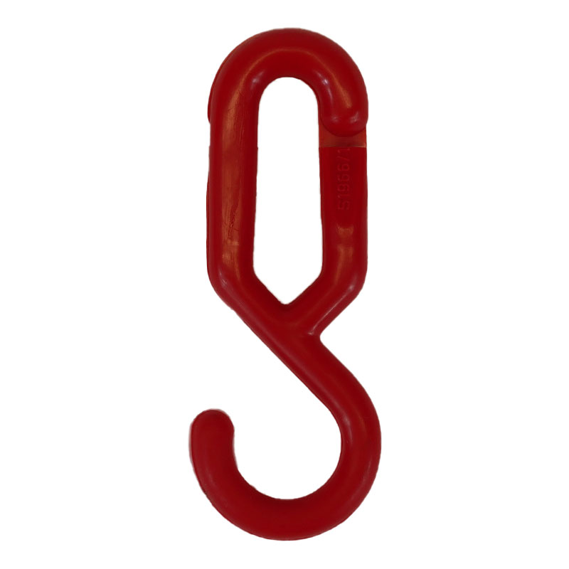 Hakenglied aus Kunststoff 8 mm für Absperrketten, rot, weiß, gelb oder schwarz – Bild 4