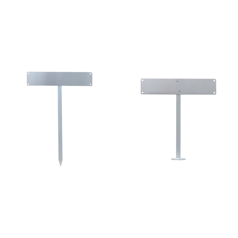 Halterung für Parkplatzschilder zum Aufdübeln, Einschlagen oder Einbetonieren