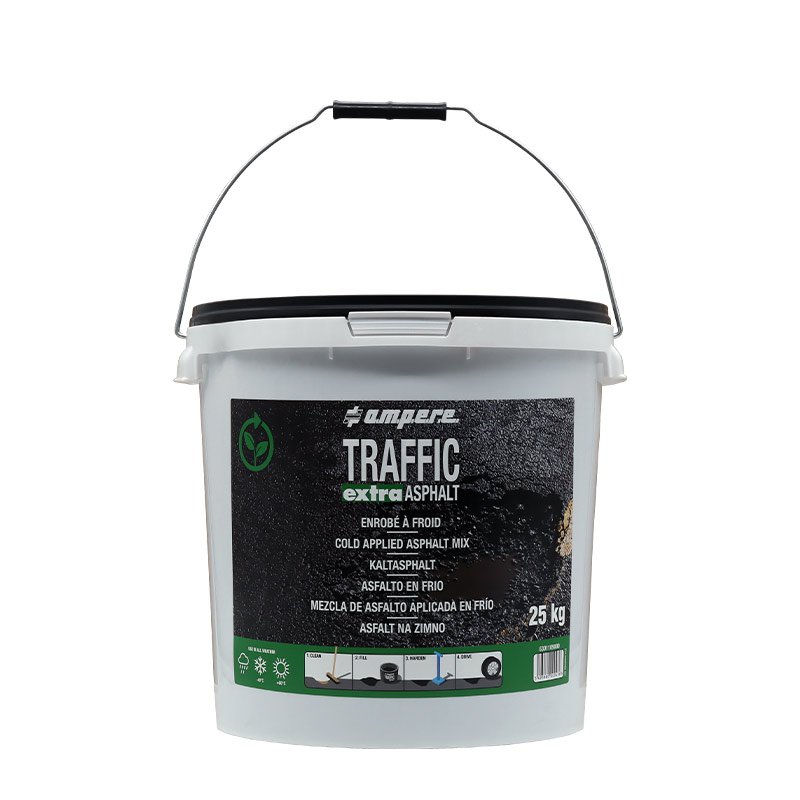 Kaltasphalt Traffic Asphalt für Schlaglöcher und Frostschäden, sofort gebrauchsfertig