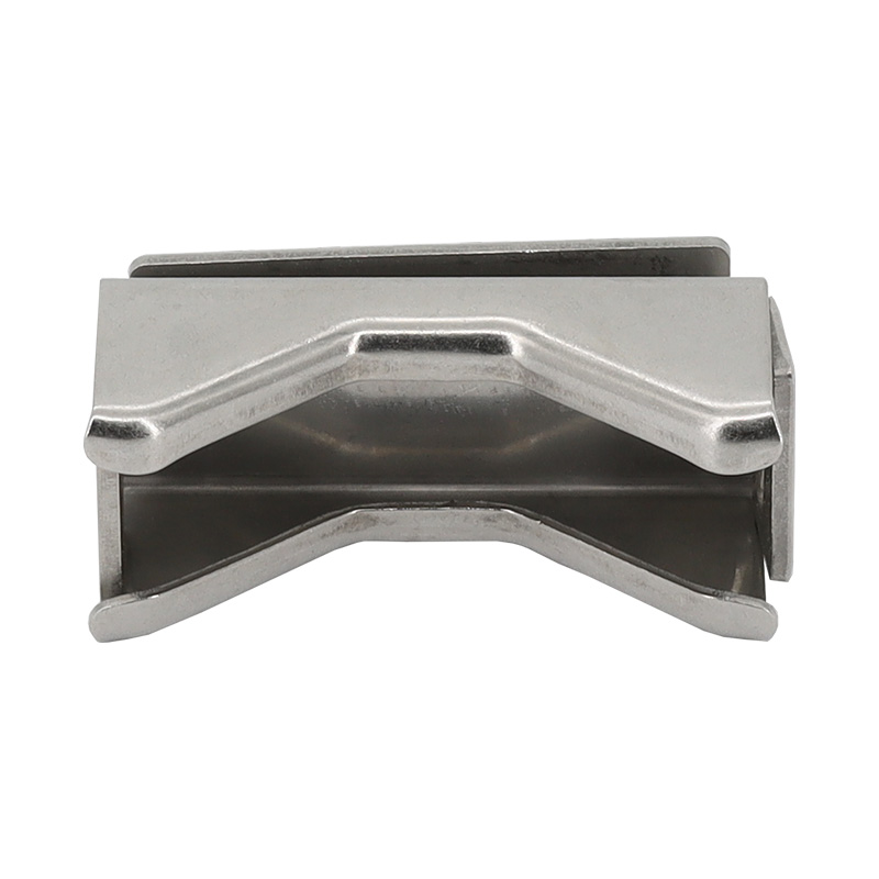 Klemmbandschelle aus Edelstahl für Randform- und Alformschilder, zweiteilig, 70 mm Breite – Bild 5