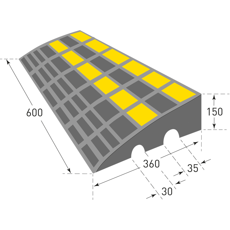 Bordstein-Rampe Gummi – Bild 4