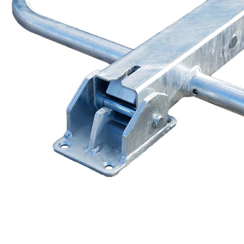 Parkplatzsperre umlegbar von Schake, Dreikant oder Profilzylinderschloss – Bild 7