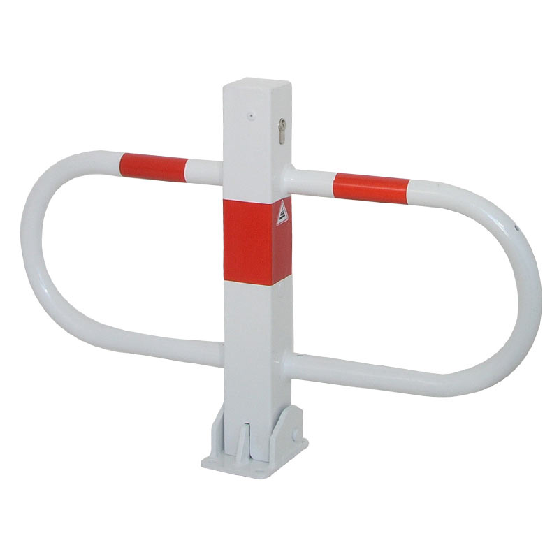 Parkplatzsperre umlegbar von Schake, Dreikant oder Profilzylinderschloss – Bild 3