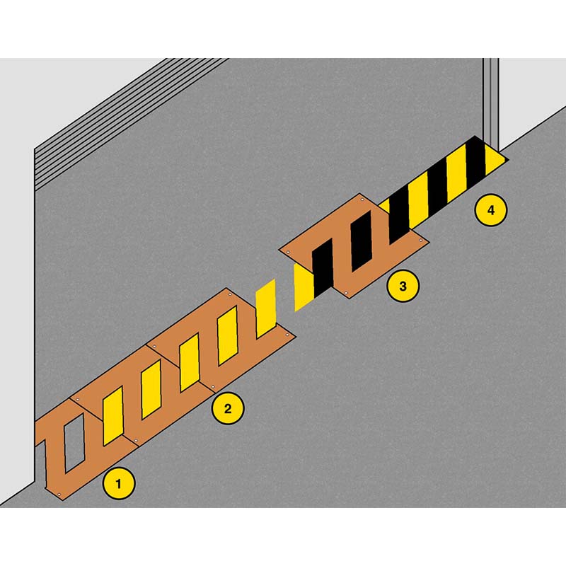 Schablonensatz KIT Zebra mit 12 Schablonen, Gesamtlänge 8,60 m – Bild 6