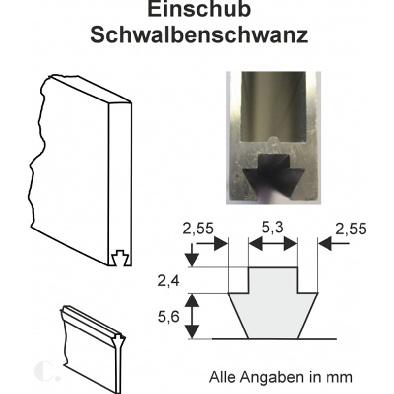 Straßennamenschild Weiß Lackfolie zweiseitig mit schwarzem Text Profil Eckig / Rund 150 mm – Bild 4