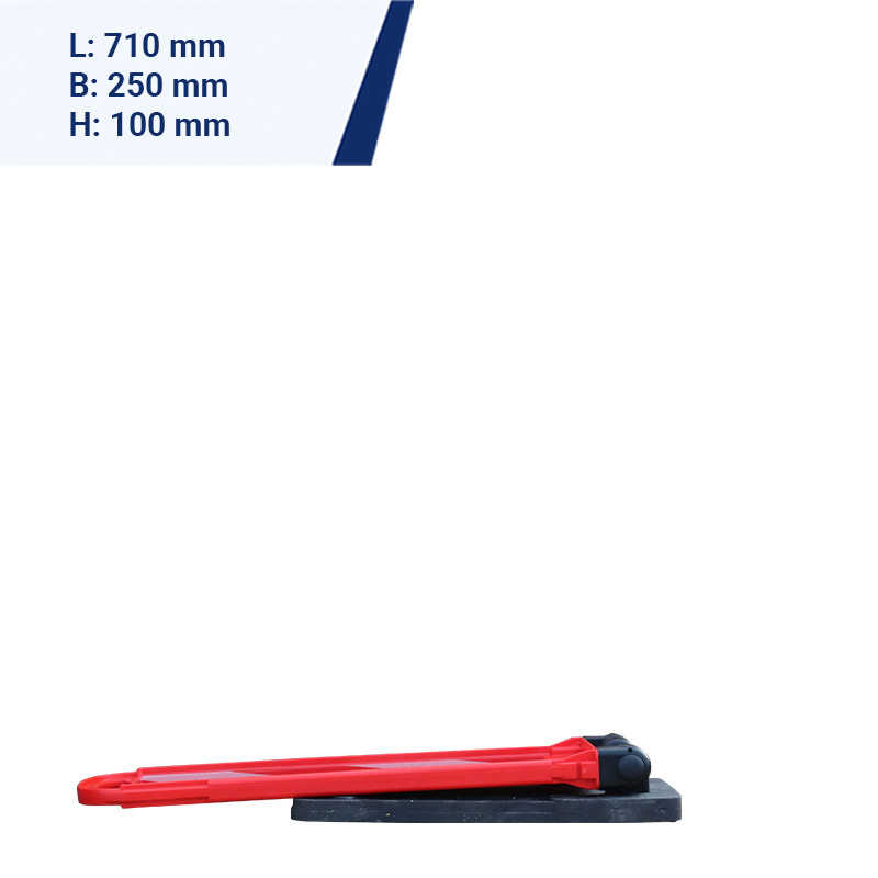 Klappbake WarnMax Schraffenfolie RA2 horizont, 2seitig rechts-/linksweisend – Bild 6